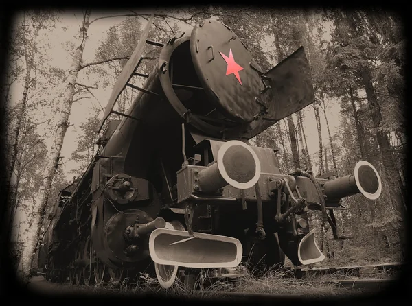 Retro locomotive — Stock Photo, Image