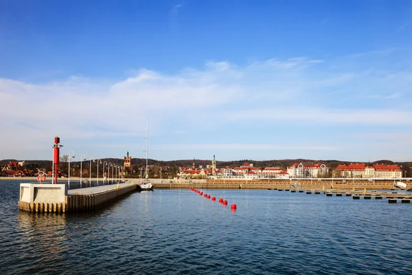 Marina em Sopot — Fotografia de Stock