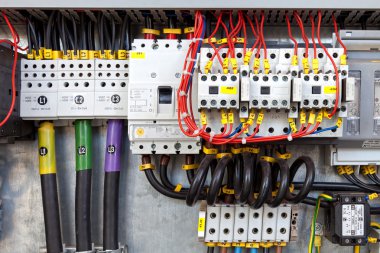 Electrical control panel clipart