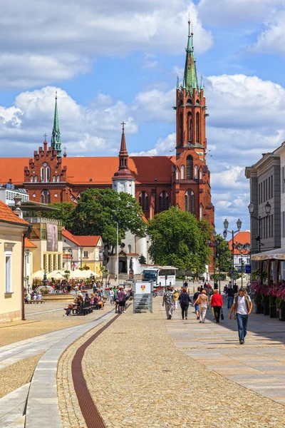 Kosciuskos marknaden i Bialystok — Stockfoto