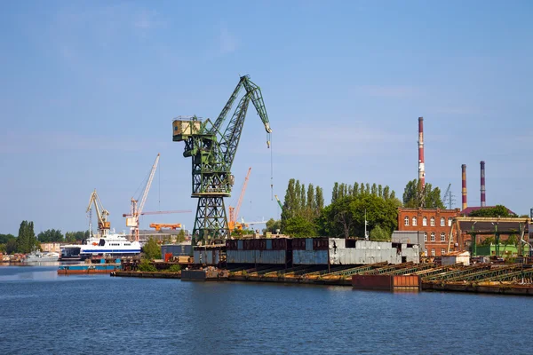 Oude scheepswerf — Stockfoto