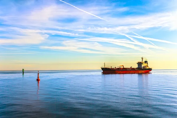 Нафтовий танкер суден Ліцензійні Стокові Фото