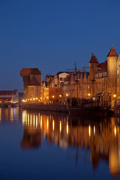 Luci notturne della città — Foto Stock