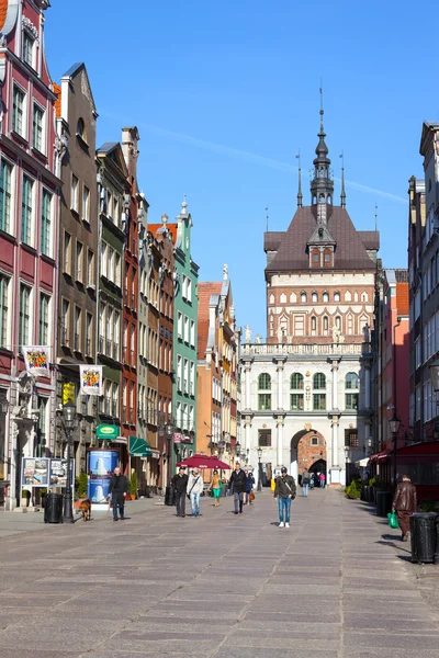 Puerta de Oro en Gdansk — Foto de Stock