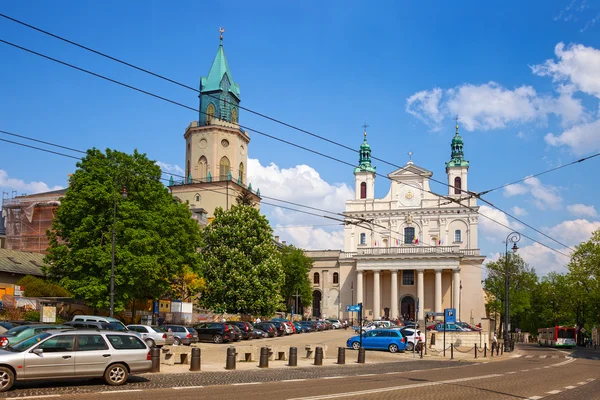 Собор у м. Люблін — стокове фото