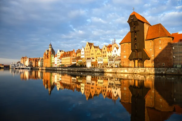 Gdansk in the morning light — Stock Photo, Image