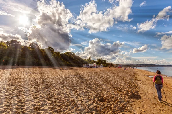 Napfény strand — Stock Fotó