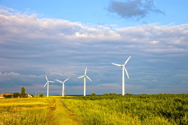 Elektrownie wiatrowe — Zdjęcie stockowe