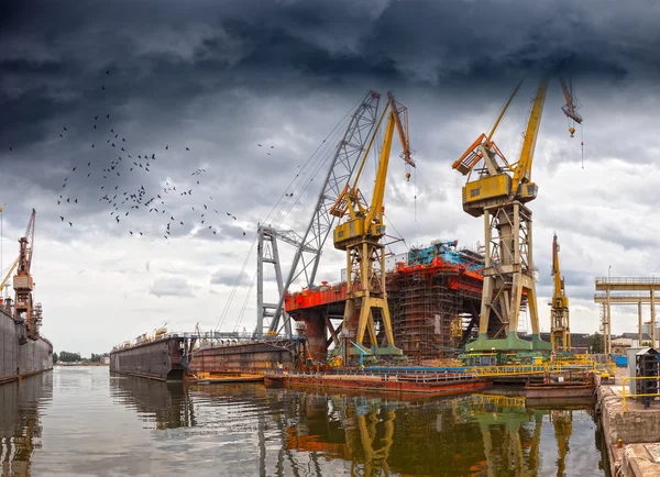 Industrie du chantier naval — Photo