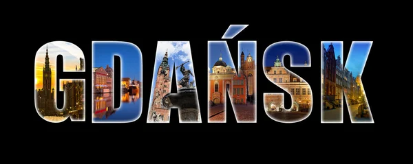 Gdanskin kollaasi — kuvapankkivalokuva