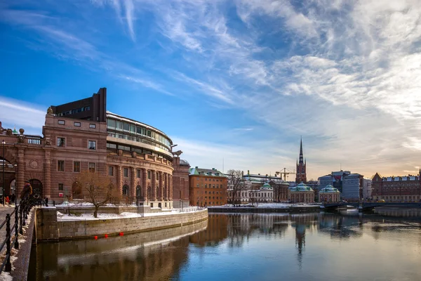 Stockholm på vintern — Stockfoto