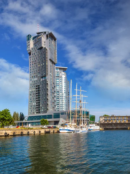 Sea towers, Gdynia, Lengyelország. — Stock Fotó