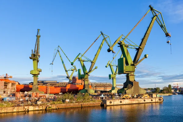A Gdanski hajógyár — Stock Fotó