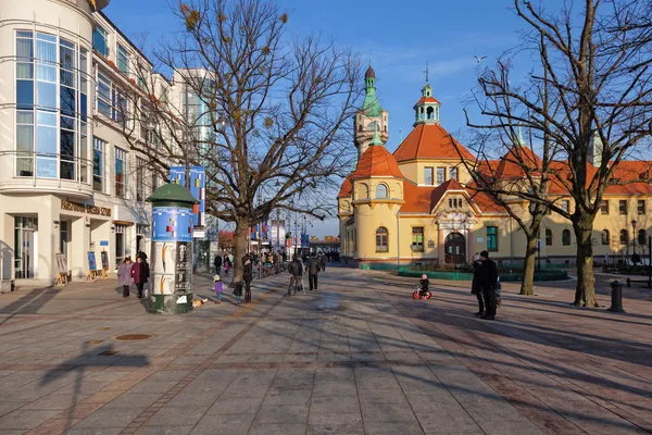 Na placu resort w sopot, Polska. — Zdjęcie stockowe