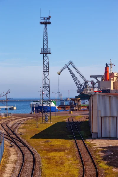 Hafen von Gdingen, Polen. — Stockfoto