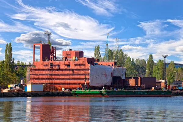 Scheepsbouw — Stockfoto