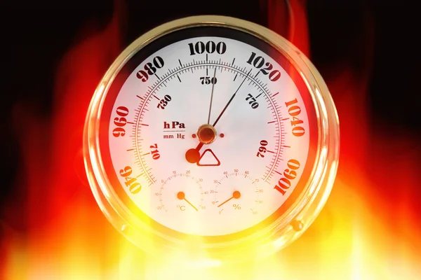 Barometer & Drought — Stock Photo, Image