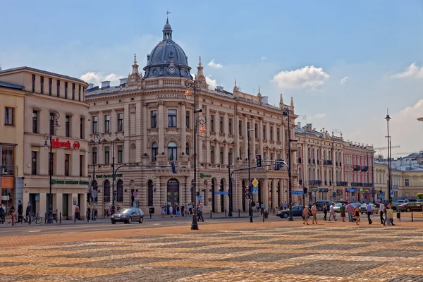 Lublin - Street scene — Stock Photo, Image