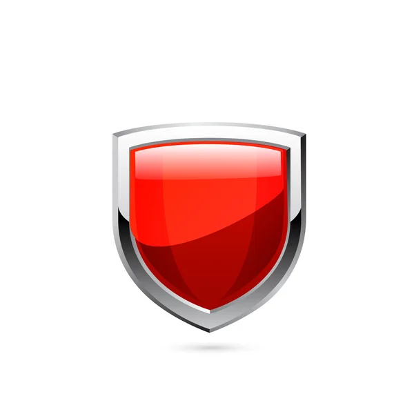 Red shield — Stock Photo, Image