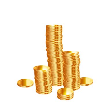 altın sikke yığını