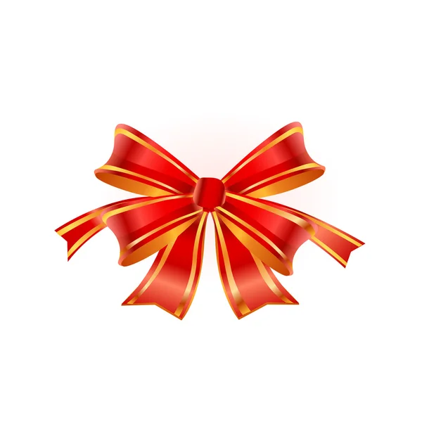 Red bow. Vector — Stock Vector