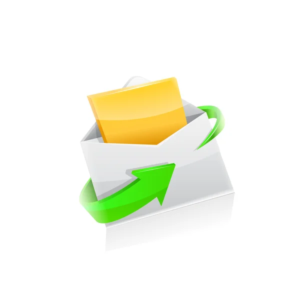 Icono de correo electrónico. Vector — Vector de stock