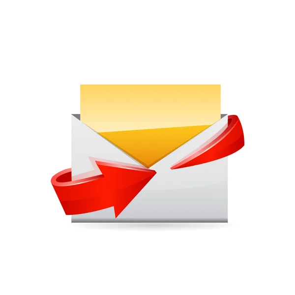 E-Mail-Symbol. Vektor — Stockvektor