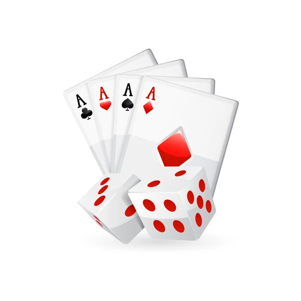 Icono del casino . — Vector de stock