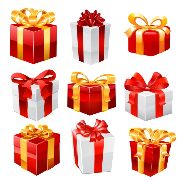 Set de regalos. Vector — Vector de stock