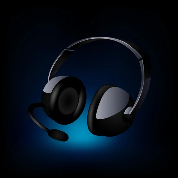 Icon of the headphones — Stock Vector
