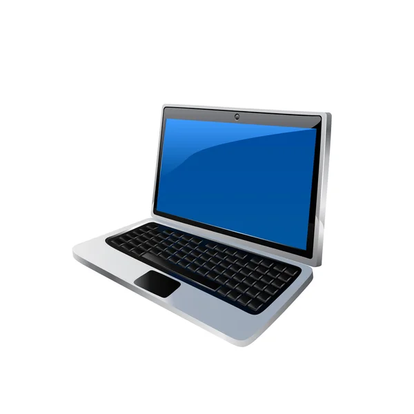 Pictogram van de laptop. — Stockvector