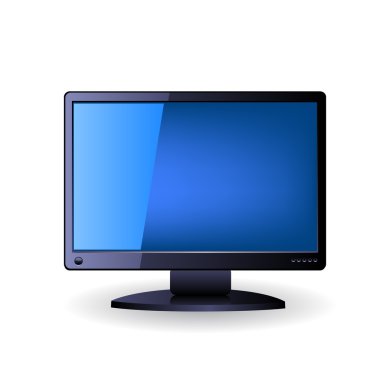 LCD monitör vektör