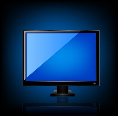 LCD monitör vektör