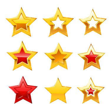 yıldız kümesi. vektör