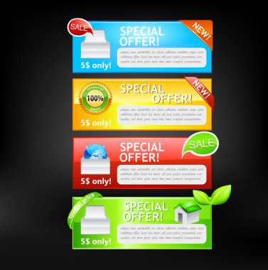 Satış afiş. vektör