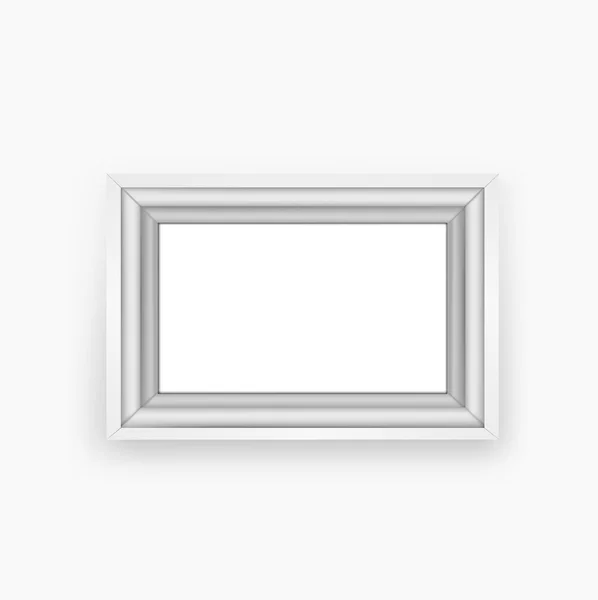 White frame. Vector. Easy to edit size. — Stock Vector