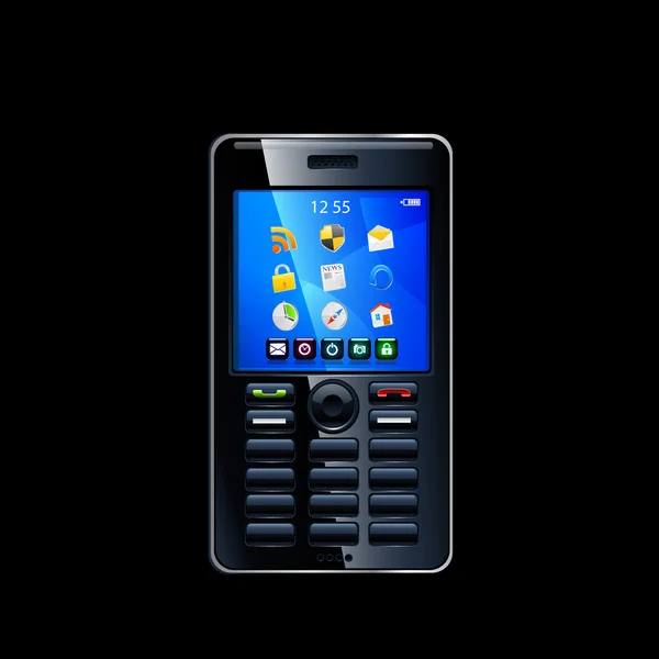 Mobiele telefoon. vector — Stockvector