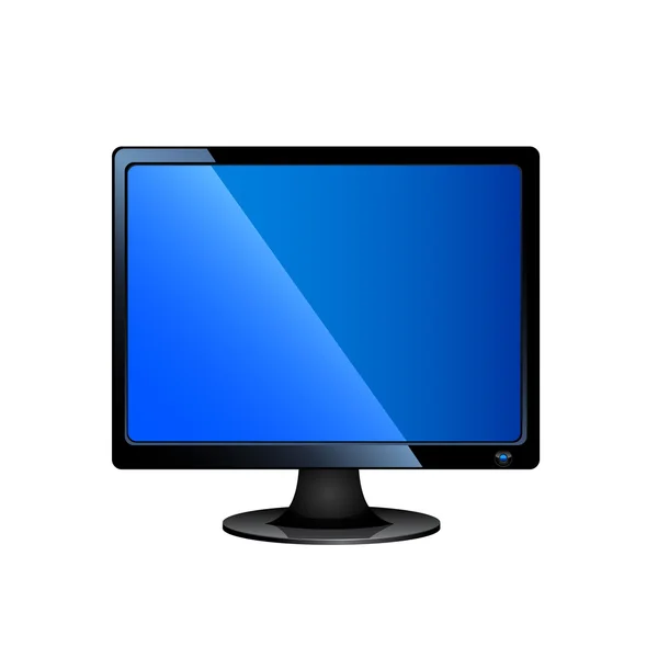Monitor LCD vectorial — Vector de stock