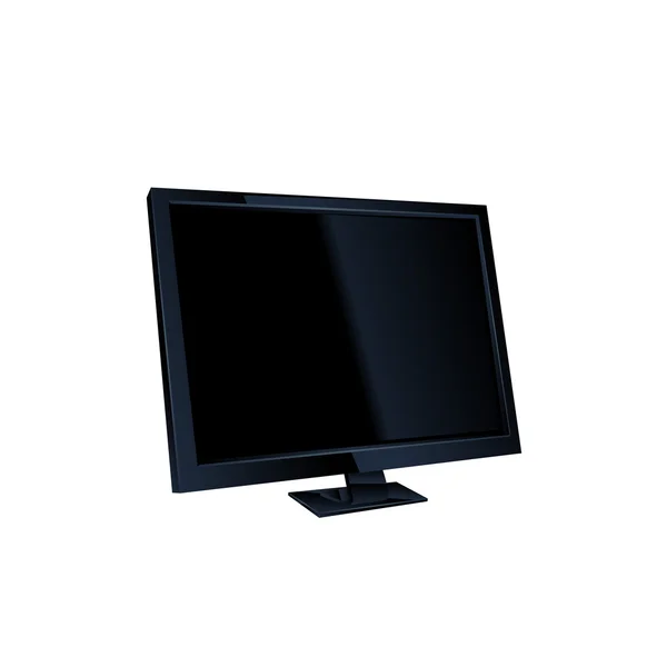 Monitor LCD vectorial — Vector de stock