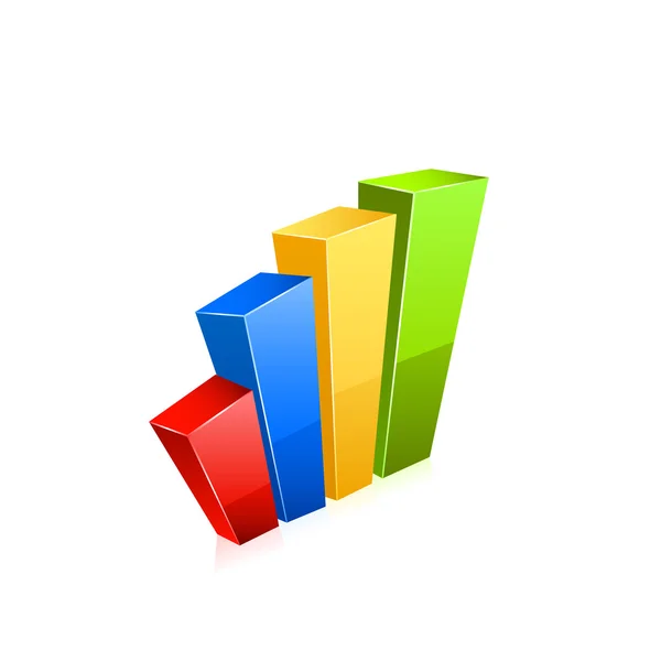 Business diagram ikon. vektor — Stock vektor