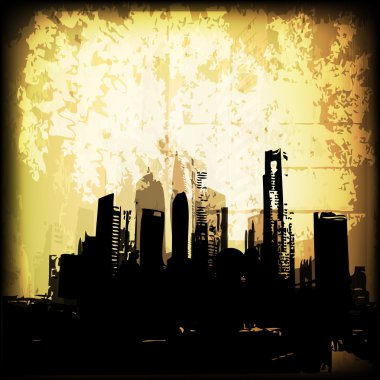 karanlık grunge modern şablonu