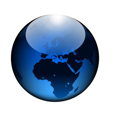 Küre. vektör çizim