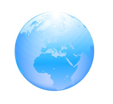 Küre. vektör çizim