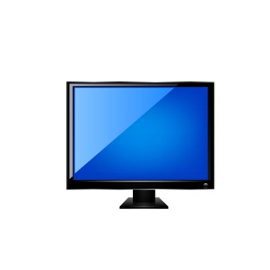 LCD monitör vektör