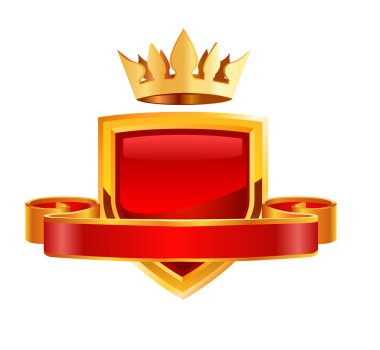 vektör süslü kalkan