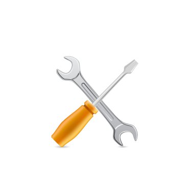 iş aracı simgesini tıklatın. vektör