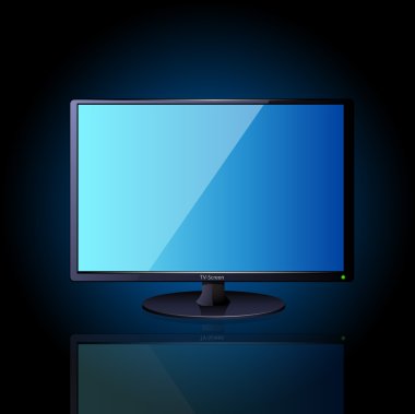 LCD monitör vektör