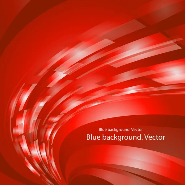 Vector rojo fondo abstracto . — Vector de stock