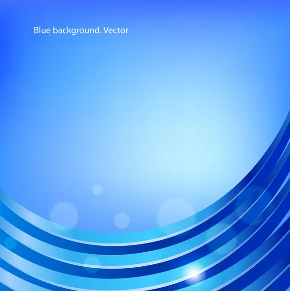 Fondo abstracto vector azul . — Vector de stock