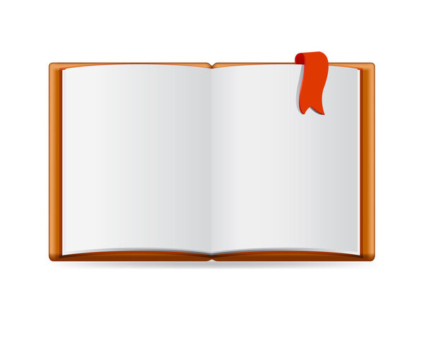 Открыть книгу с пустыми страницами
